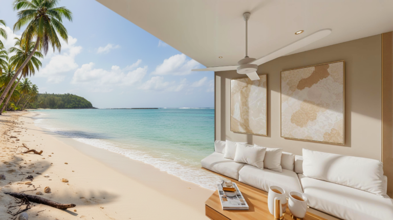 Sala con salida de mar